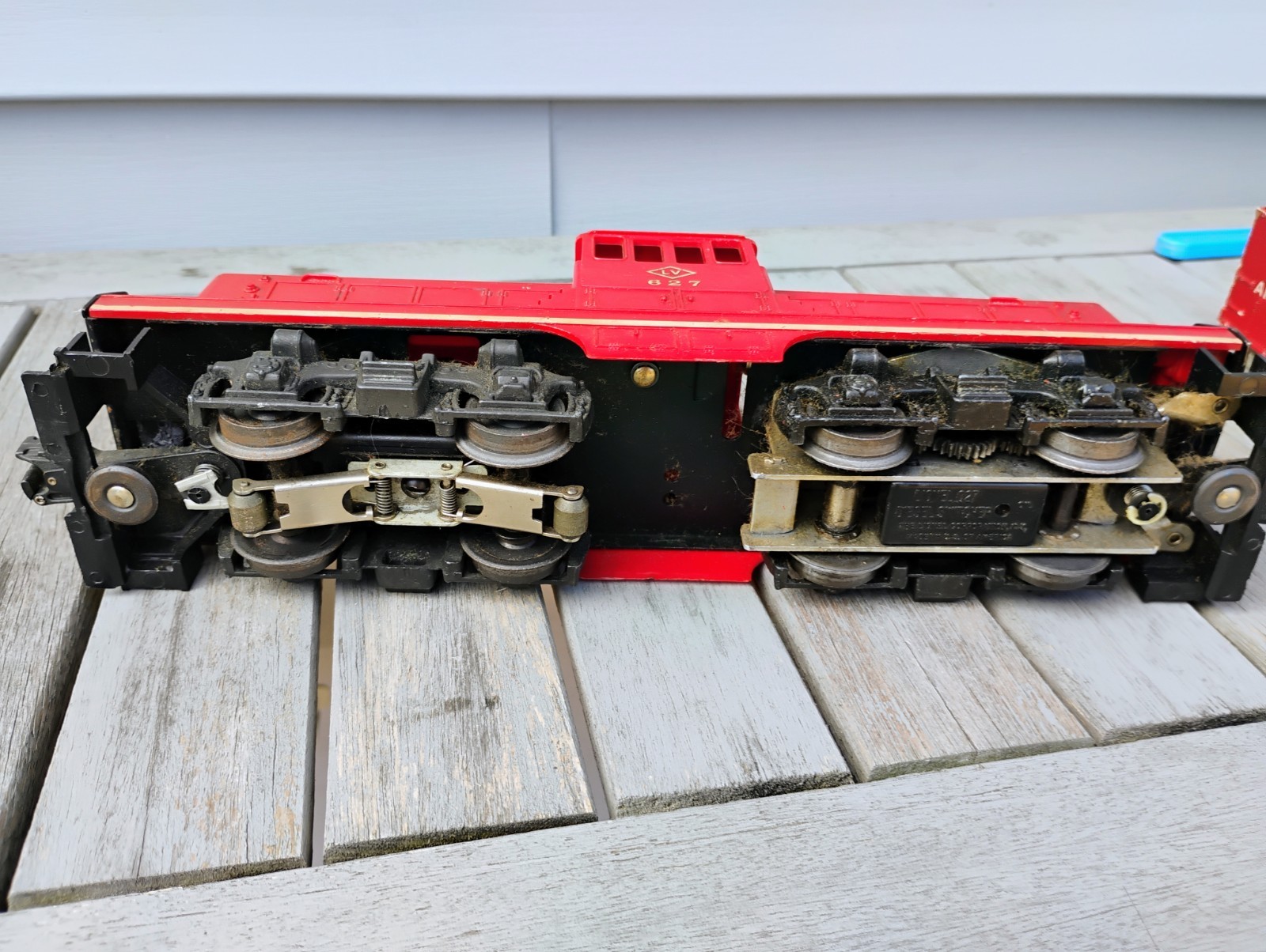 VINTAGE 1956 POSTWAR LIONEL 627 LEHIGH VALLEY DIESEL SWITCHER & AMERICAN FLYER