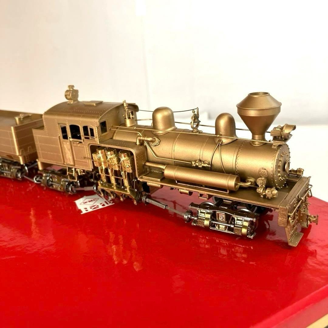 Westside Model Hassinger Lumber Shay Ho Scale Brass Finished Model Train USED