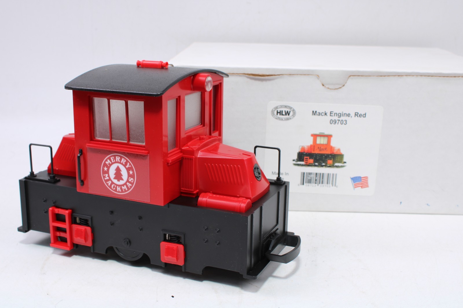 Hartland Locomotive Works HLW 09703 G Scale Mack Engine Merry Mackmas Christmas