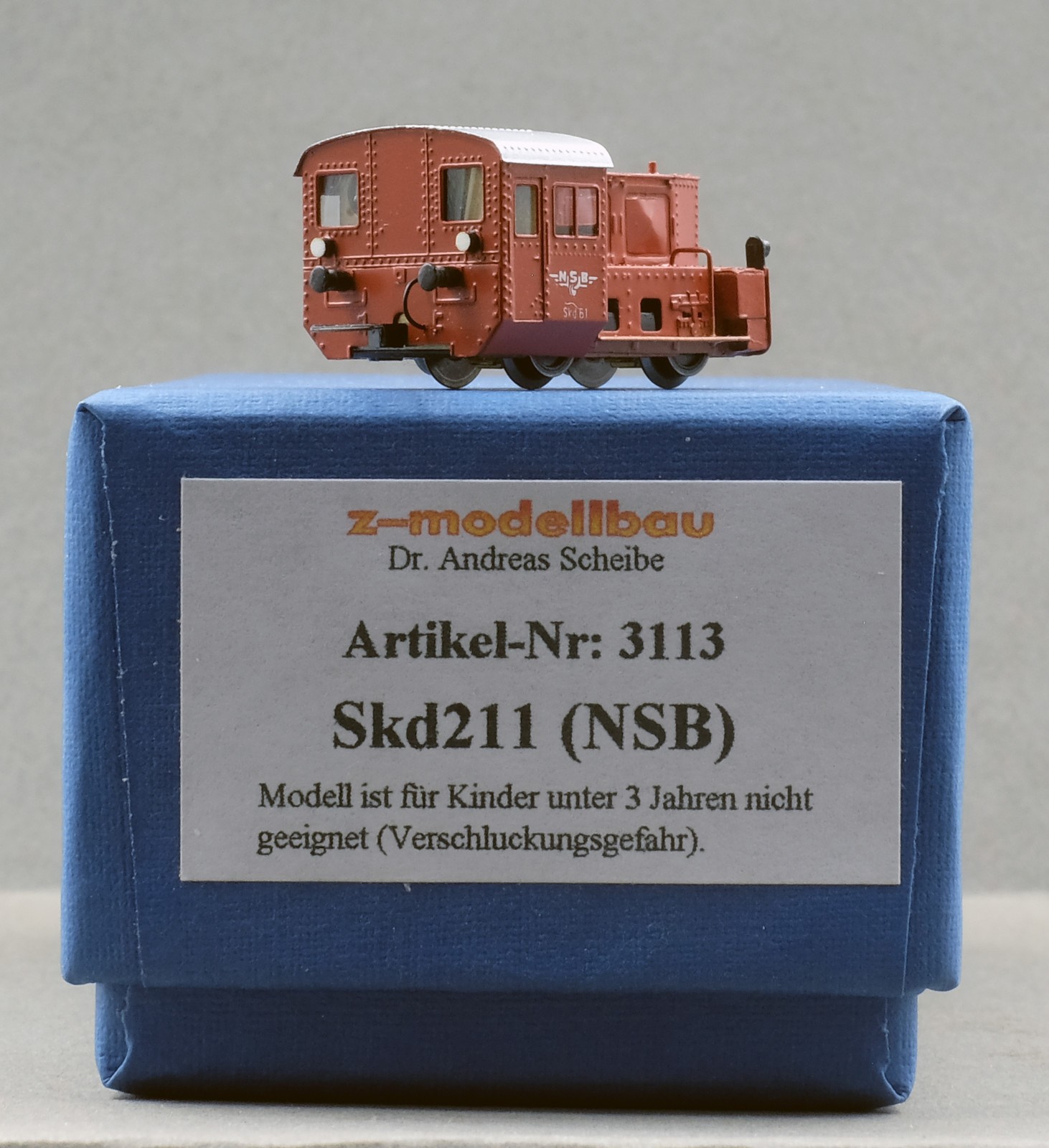 Z Modellbau 3113 Norwegian State Railways (NSB) class Skd211 Diesel Shunting Loc