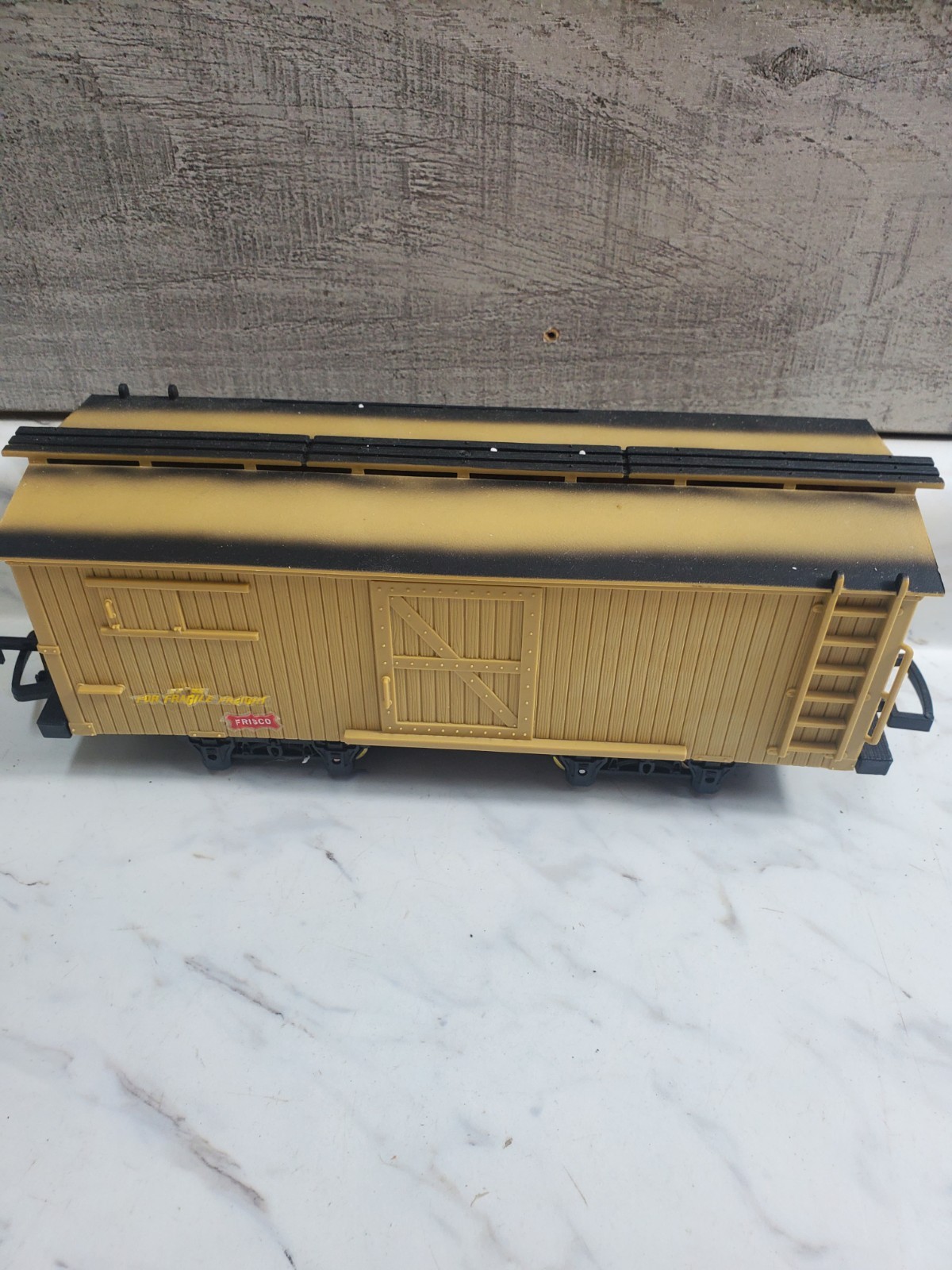 New Bright Gold Rush Express Train Box Car 1996 #186