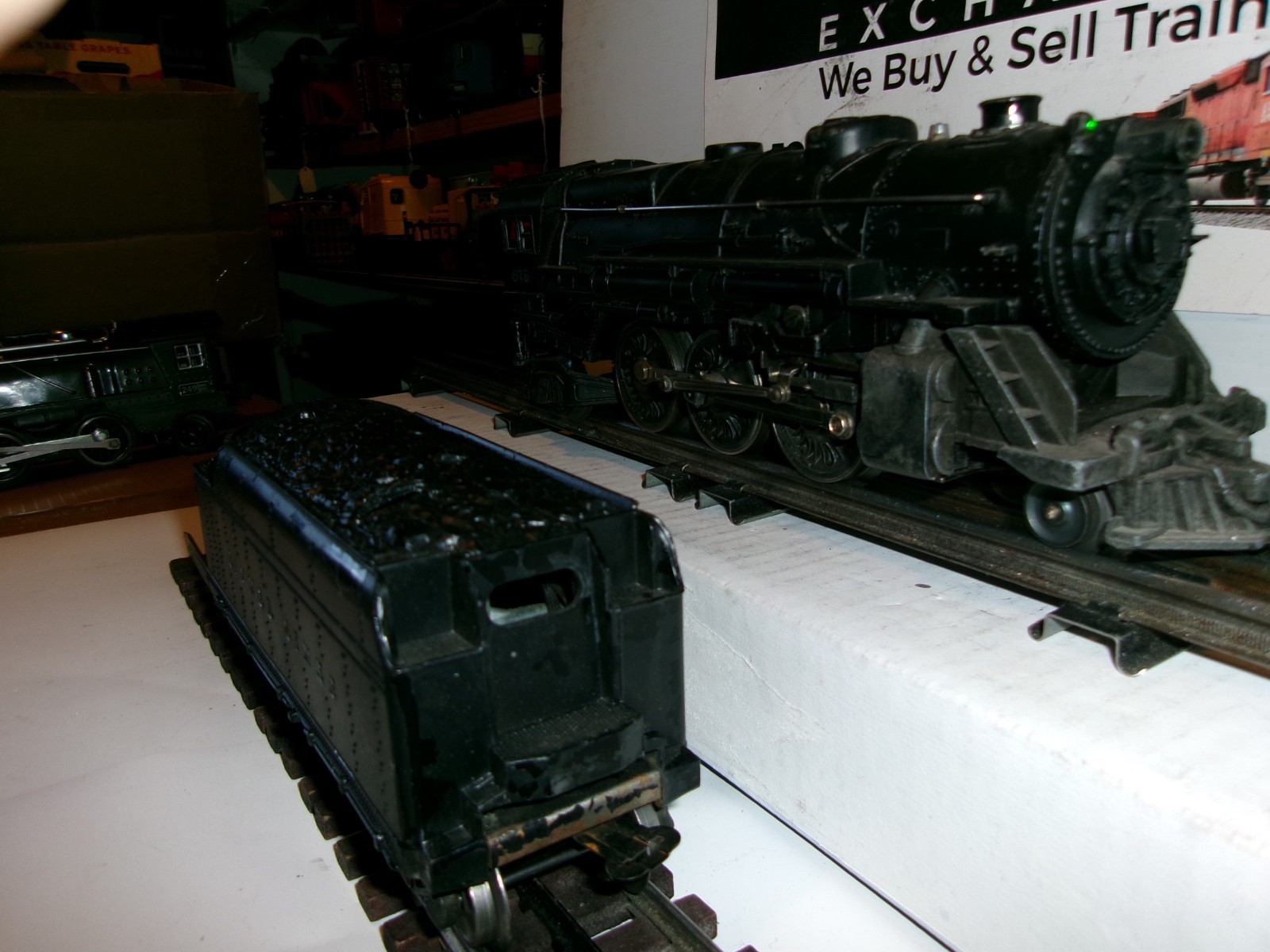 YORK SPECIAL LIONEL POSTWAR #675 2-6-2 LOCO W/#2466WX TENDER