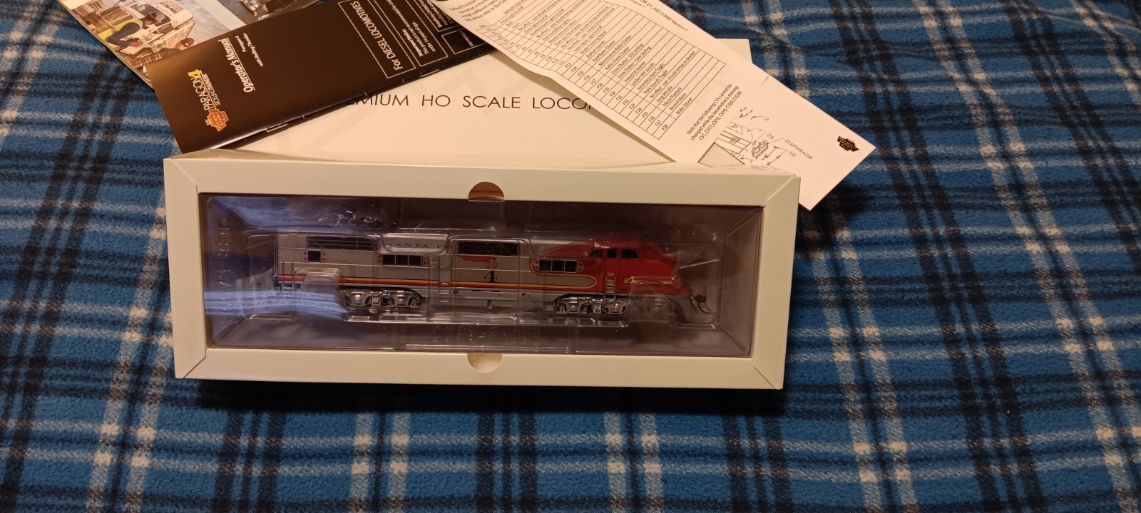 Broadway Limited 6894 Sante-Fe Locomotive.