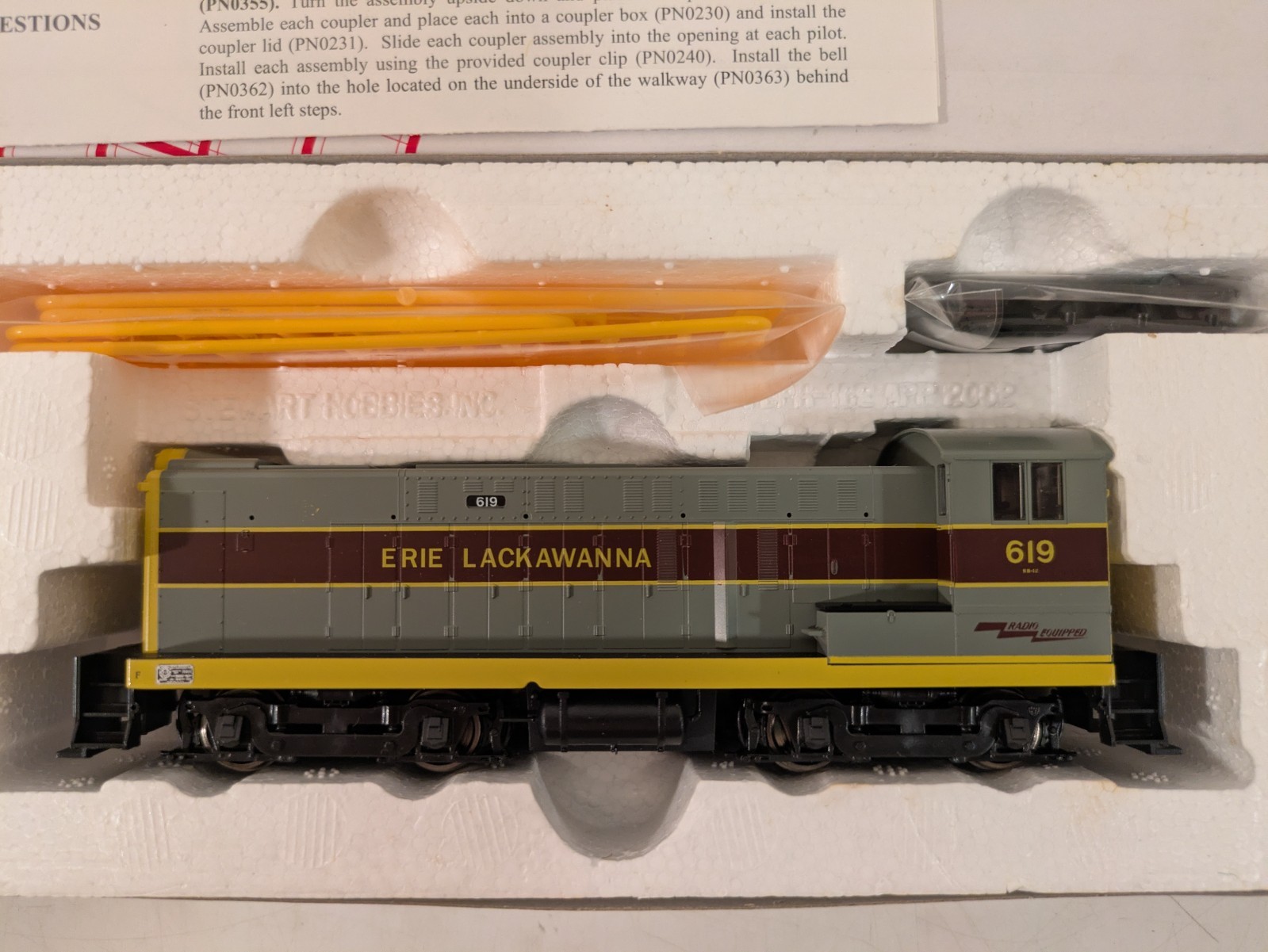 HO Baldwin S-12 EL Erie Lackawanna DCC Ready NIB NOS # 4934