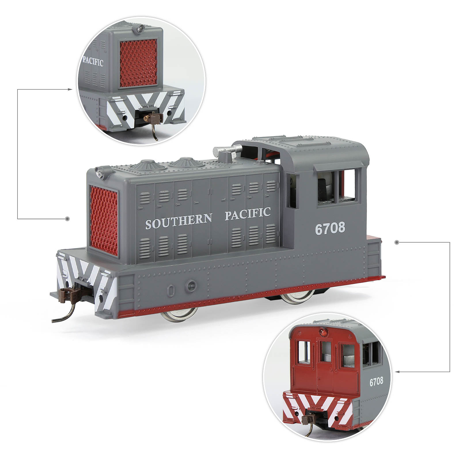 1 Unit Evemodel Train HO Scale 1:87 Model Railroad Locomotives HCT8701