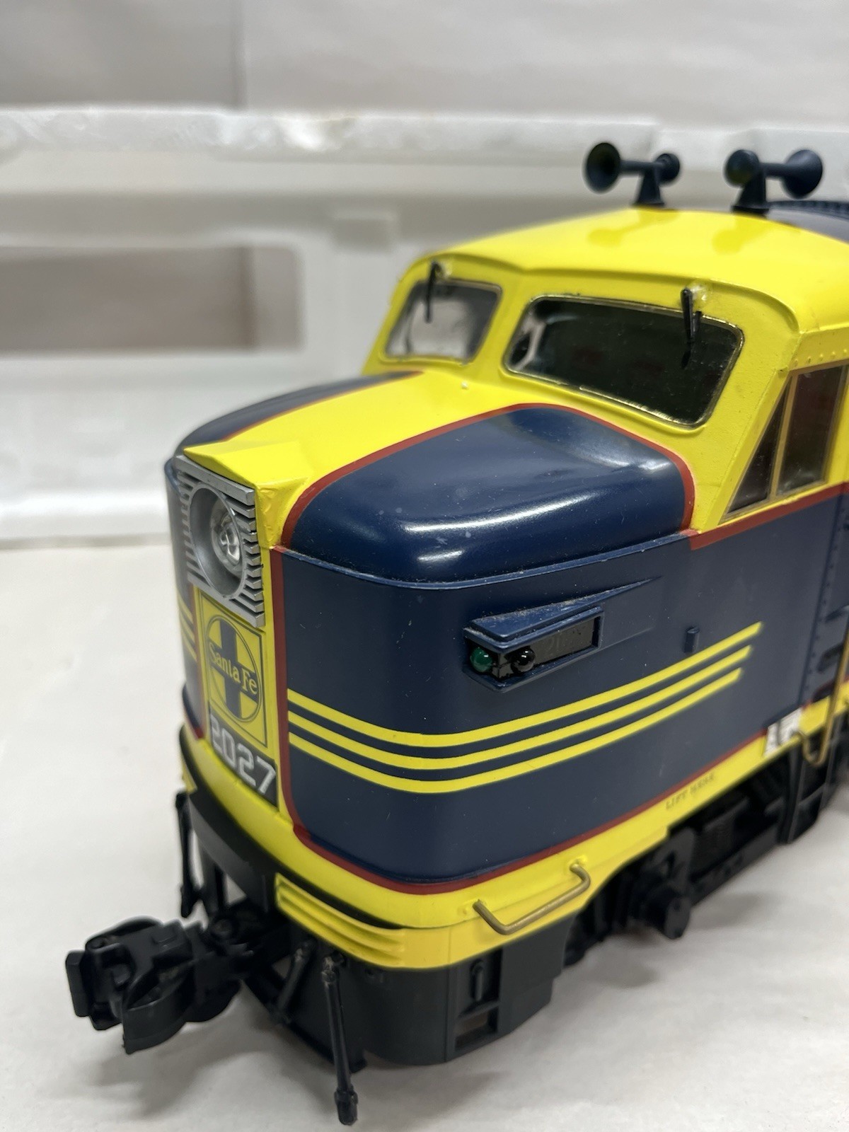 Aristocraft SANTA FE (Freight) FA1/FB1 Set #22027 BLUE/YELLOW G scale NICE!