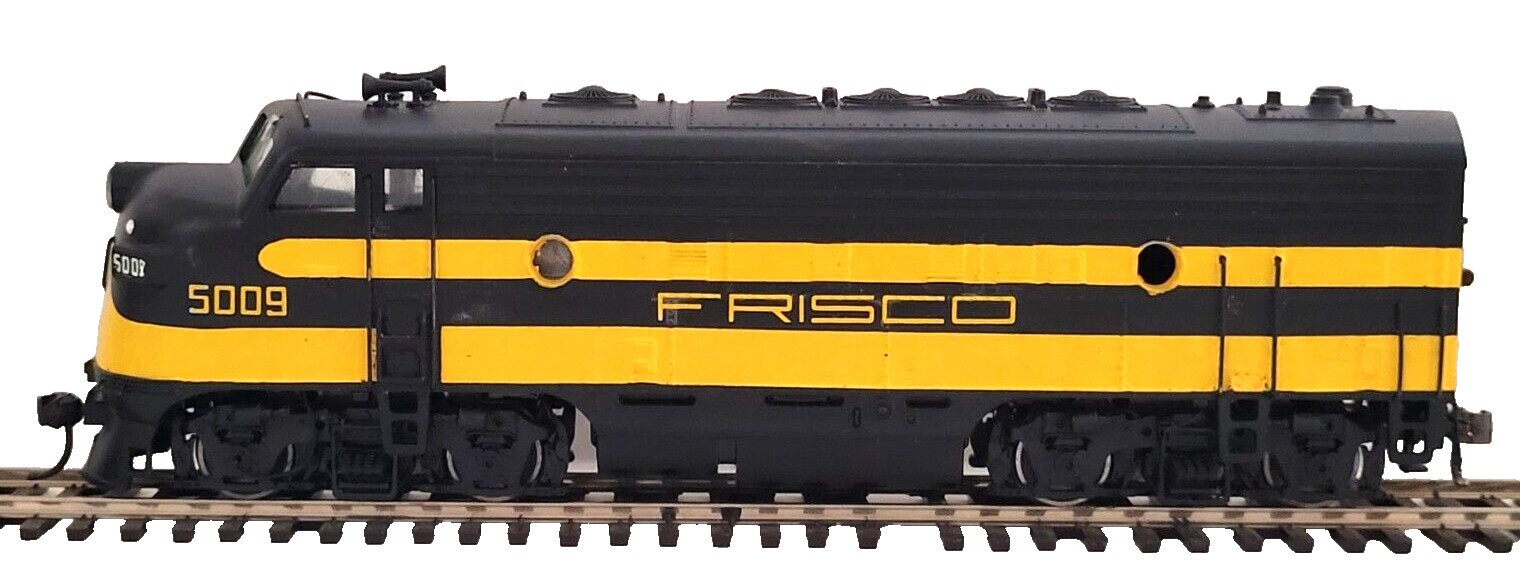 Athearn Custom Painted Frisco HO F7A #5009 Powered & 5018 Dummy NEW OTHER Tested