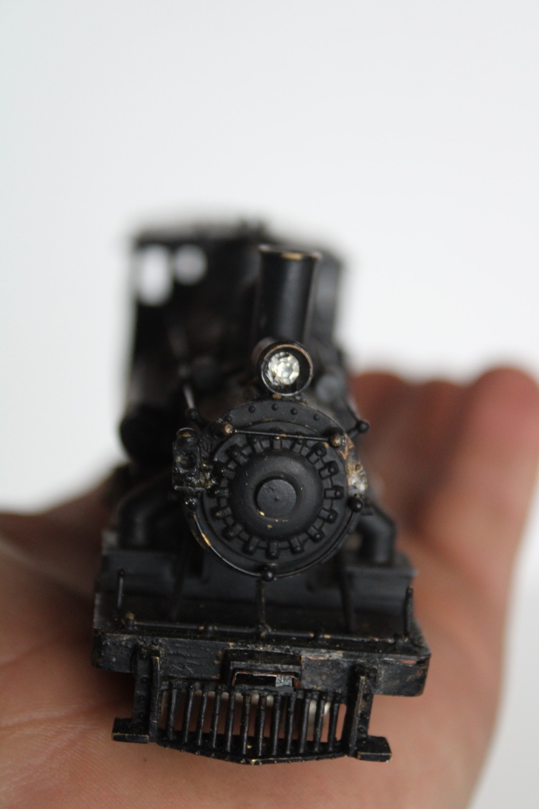 Vintage HO Painted Brass 4-6-0 Locomotive Engine & Tender, Japan