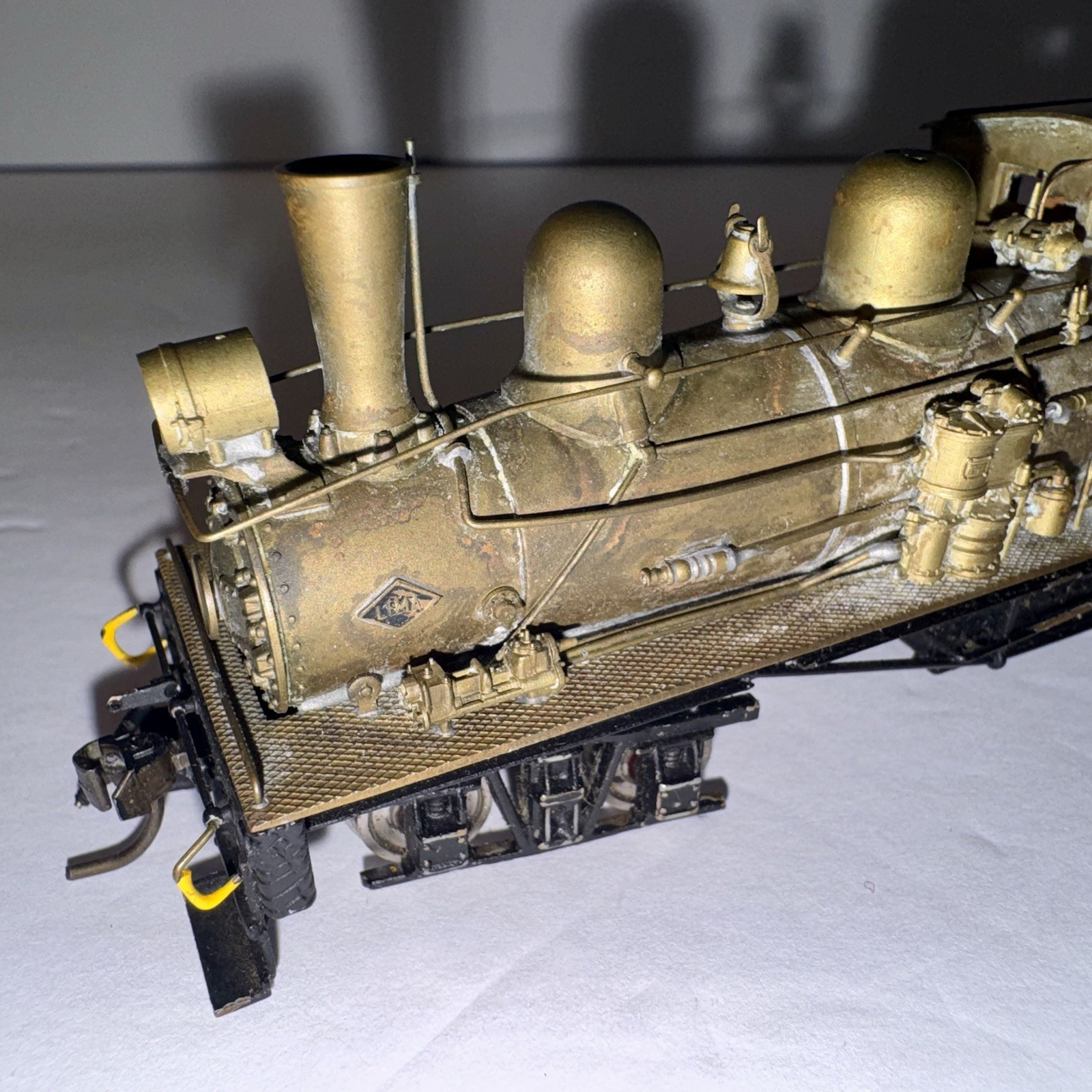 HO UNITED 2-TRUCK SHAY CLASS B GEARED LOGGING LOCOMOTIVE BRASS VINTAGE PFM???