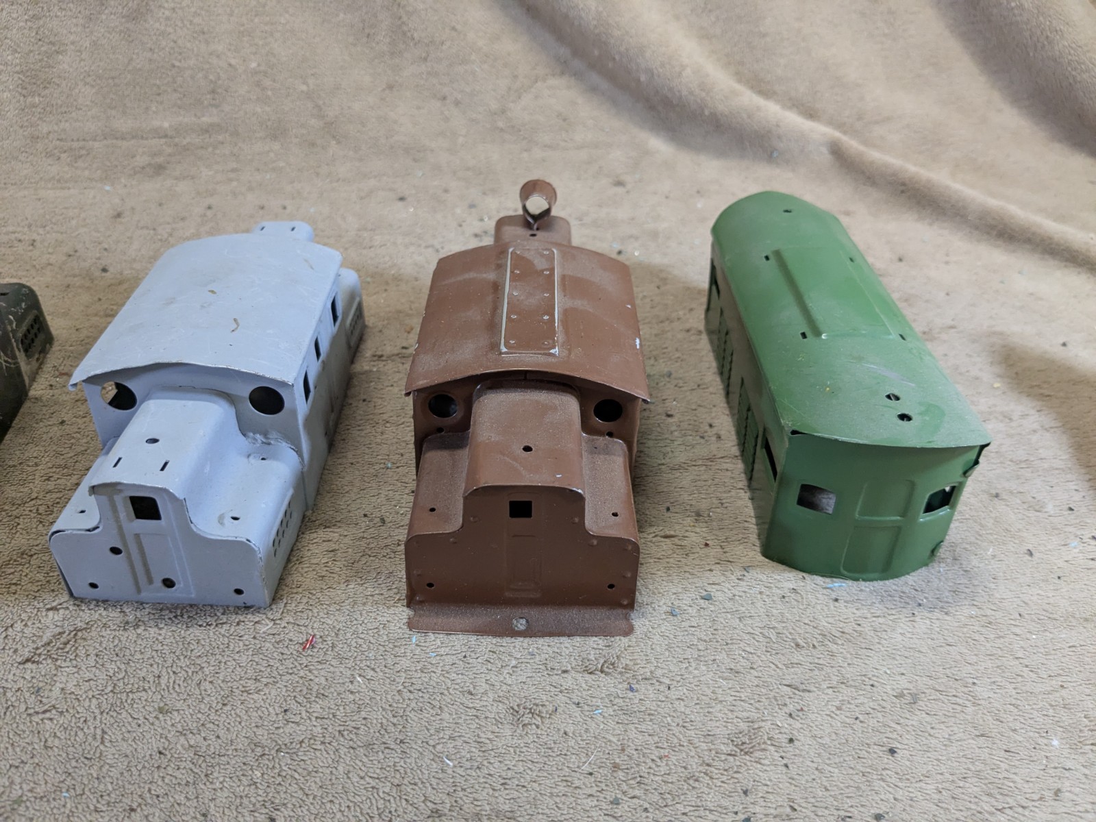 Lionel Marx & Others Prewar Locomotive Shells Body Pieces Only Mixed Lot Vintage