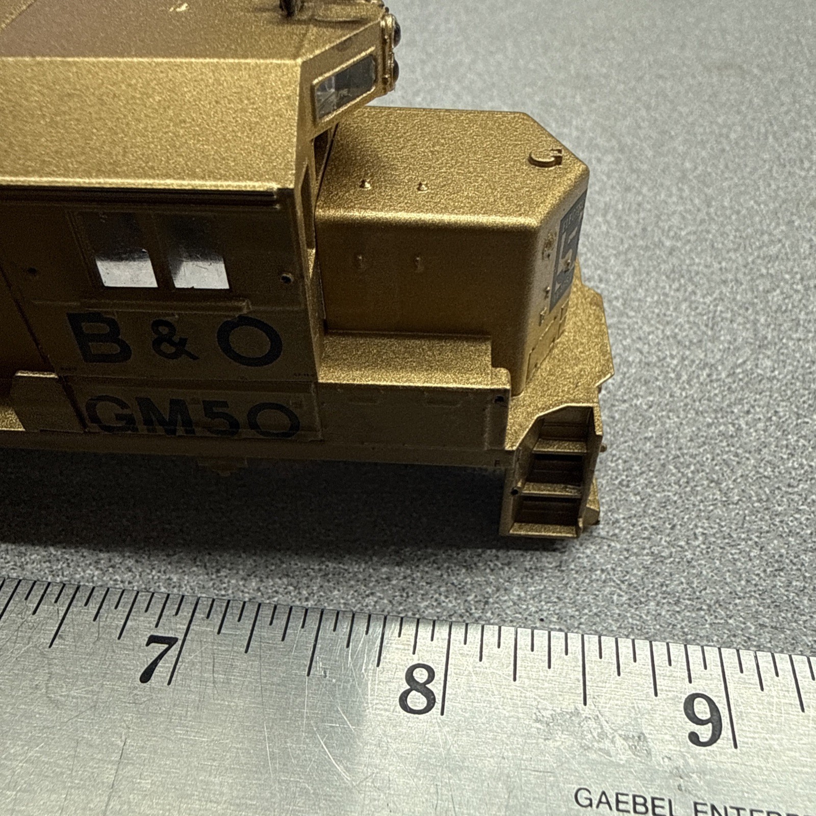 ATHEARN Shell GP40 HO B&O CHESSIE SYSTEM GM50 Special Run Gold Paint Shell Only