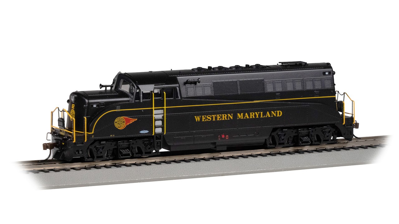 Bachmann ~ HO Scale ~ EMD BL2 ~ Western Maryland #82 ~ DCC Installed ~ 69204