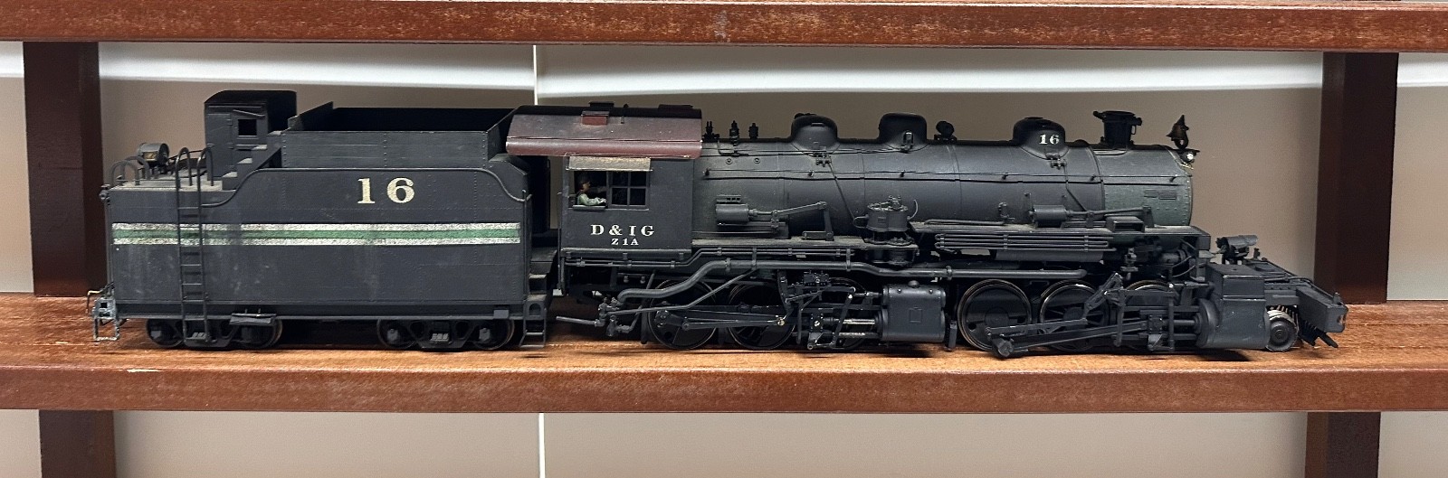 O Scale 2 Rail PFM Brass 2-6-6-0 Custom Painted & Weathered Very Rare Locomotive