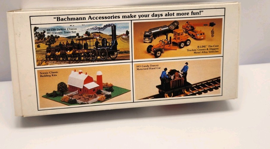 BACHMANN HO 76036 41′ HI-CUBE SMOOTH SIDE BOX CAR BURLINGTON C&Q 19920 NOS C43