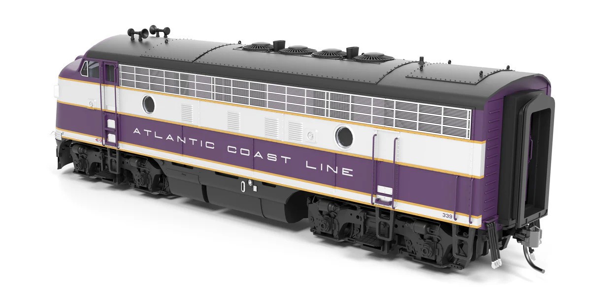 Broadway Limited HO ~ EMD F3A A/B ~ Atlantic Coast Line ACL #344 ~ DC Version