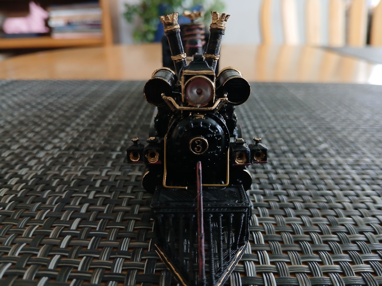 HO scale TYCO Rogers 4-6-0 Customized Back to the future Time Machine Locomotive