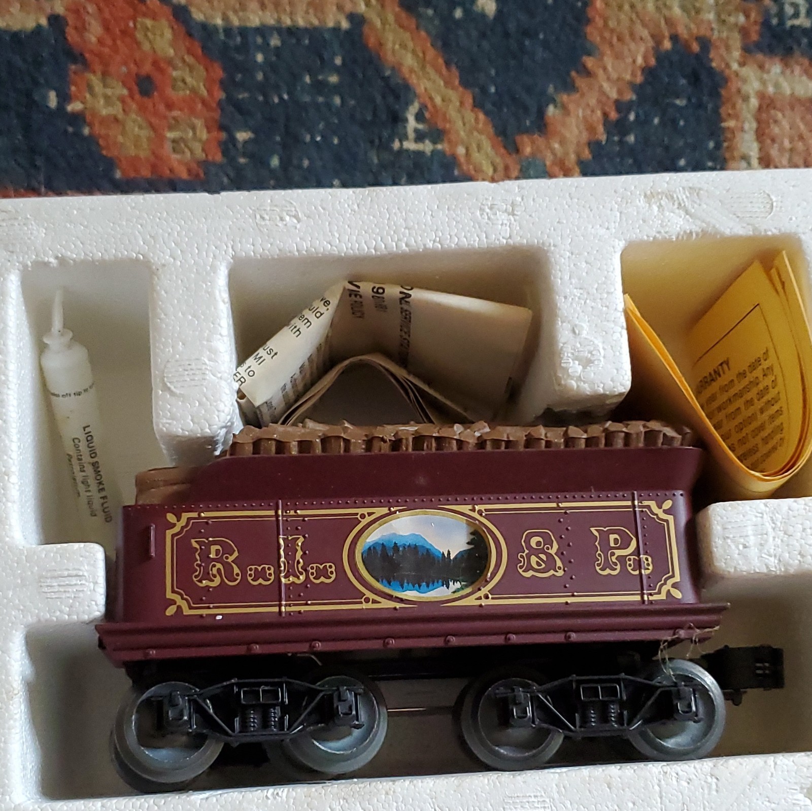 Lionel O American New in box 4-4-0 Rock Island & Peoria Loco & Tender 6-8004