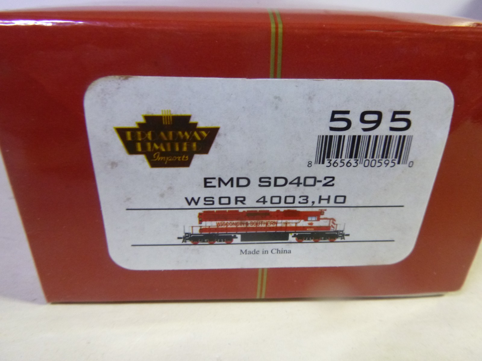 HO Broadway Limited – NEBRASKA SD40-2 Paragon DC,DCC,SOUND LABELED