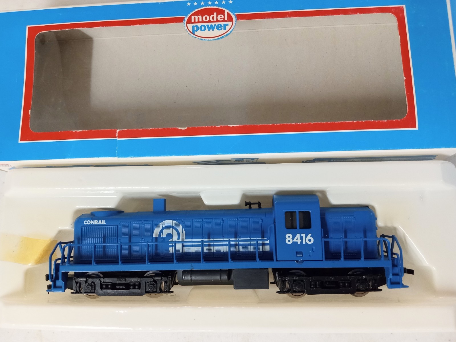 Life Like HO Conrail RS-2 Switcher Loco w Box Untested Looks Unused Vtg 80s 6845