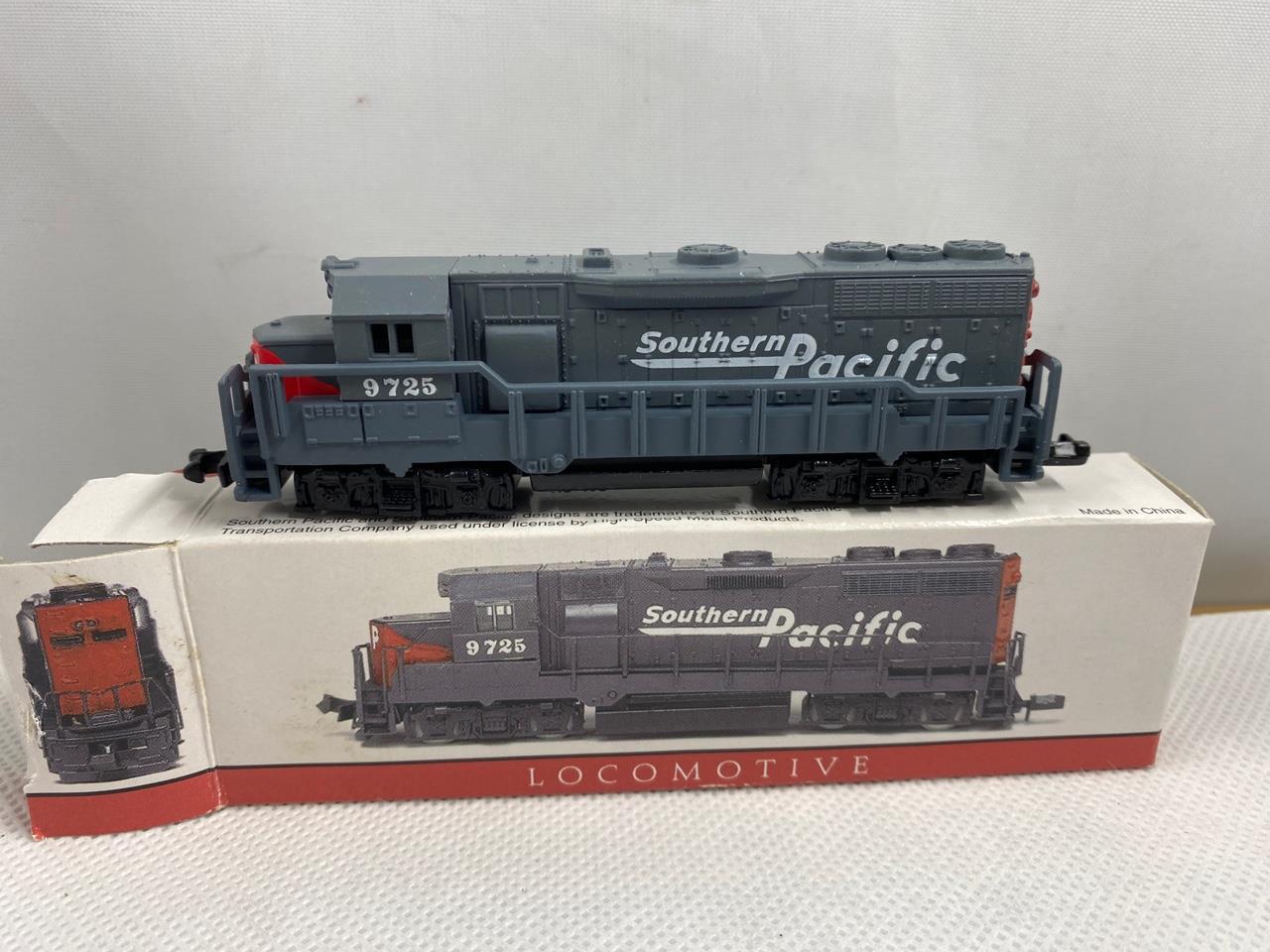 High Speed Metal Products Southern Pacific 9725 Locomotive 4 Inches Long N Scale