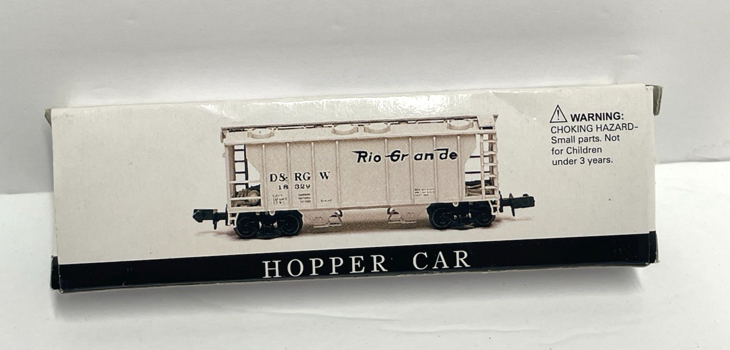 High Speed N Scale: RIO GRANDE D&RGW 12057 TRAIN HOPPER CAR