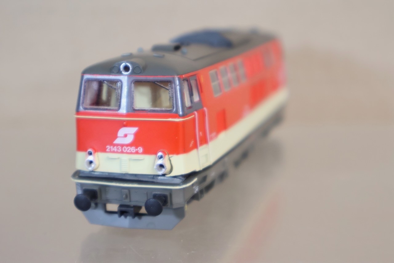 KLEIN MODELLBAHN 0514 OBB ÖBB CLASS BR 2143 026-9 DIESEL LOCOMOTIVE om