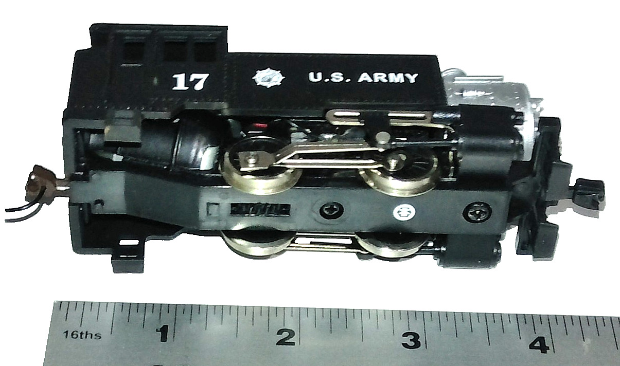 Model Power 0-4-0 HO Scale U.S. Army Locomotive (#17)