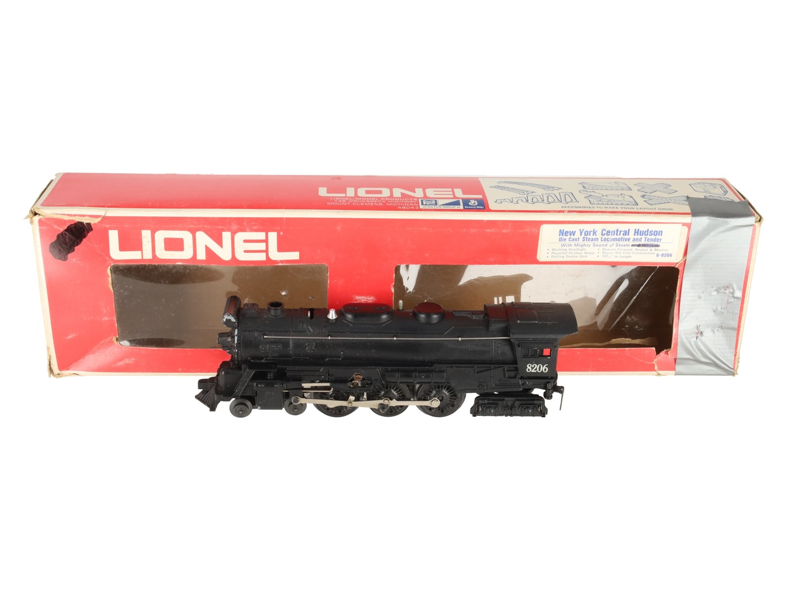 Lionel 6-8206 O New York Central 4-6-4 Steam Locomotive/Box