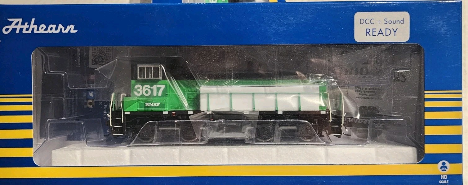 Athearn HO Scale SW1000 Diesel BNSF Railway #3617 DCC/SOUND Ready