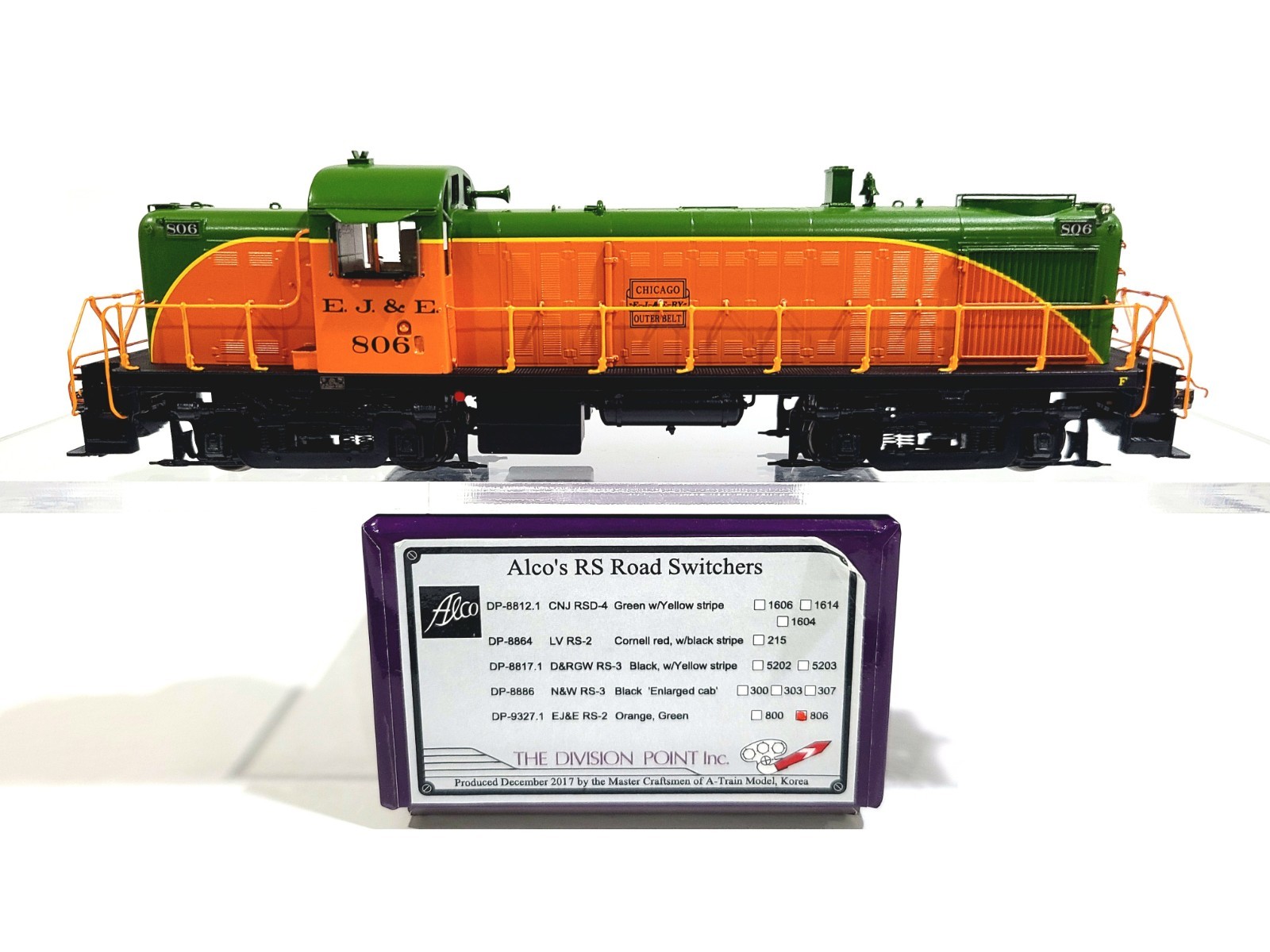 Division Point EJ&E Alco RS-2 Eljin Joliet & Eastern #806 HO Brass #DP-9327.1