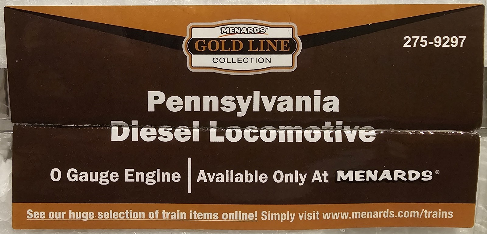 HTF Menards O Gauge Pennsylvania RR F-3 Diesel Locomotive 275-9297 Sounds Remote