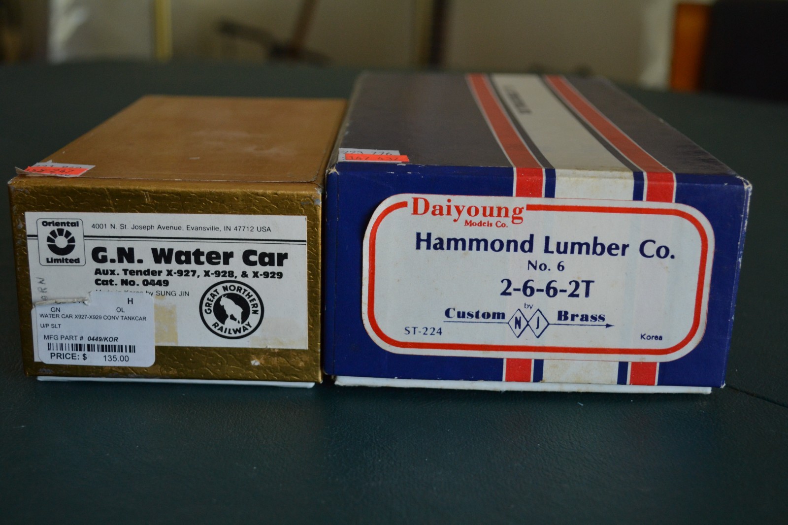 Custom NJ Brass HO Hammond Lumber Co #6 2-6-6-2T w/Water Car-DCC Sound & Lights