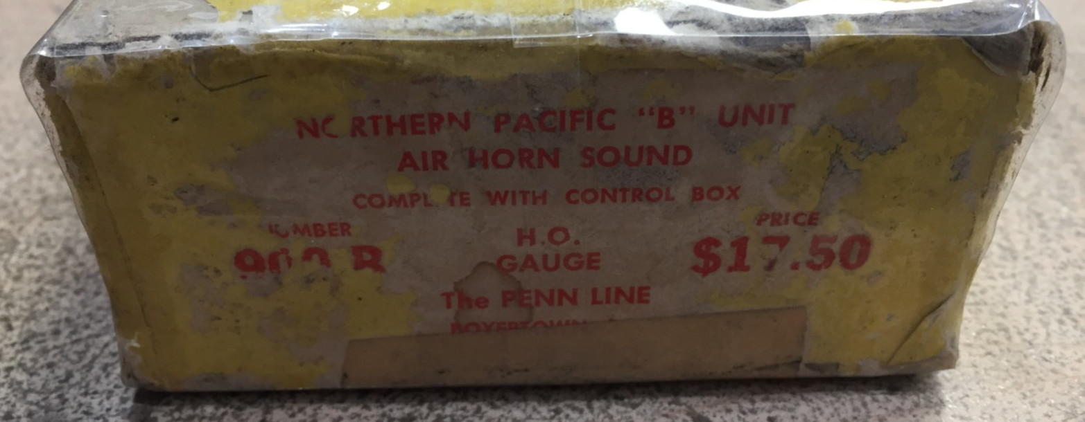PENN LINE HO NORTHERN PACIFIC “B” UNIT AIR HORN SOUND – MAKE OFFERS!!