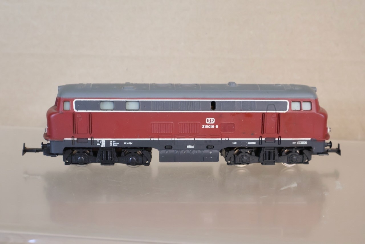 MODEL POWER 9032 RIVAROSSI HO GAUGE DB CLASS BR 216 016-6 DIESEL LOCOMOTIVE op