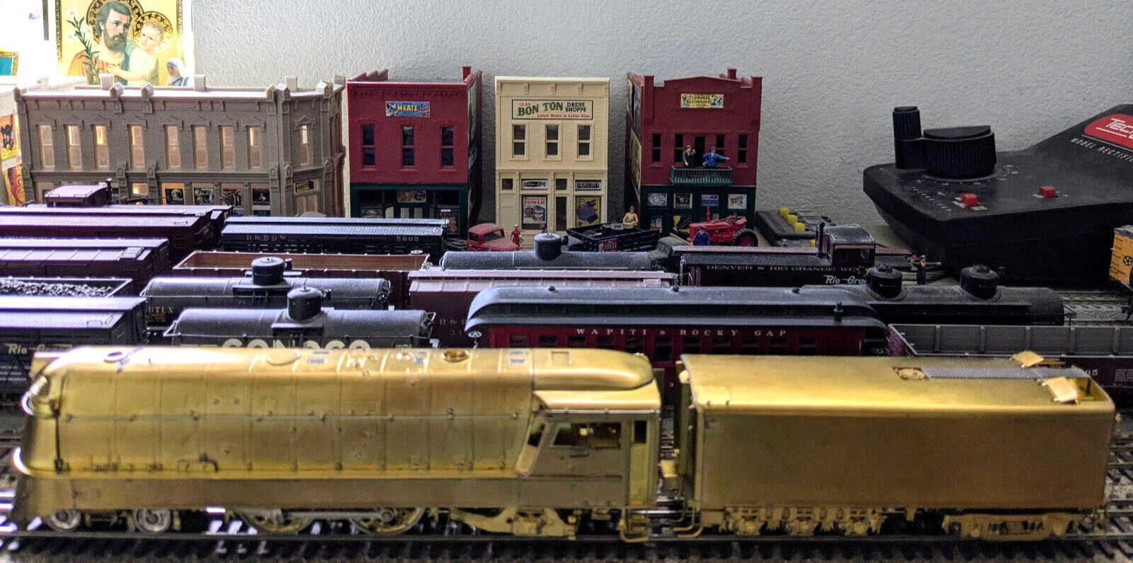 **1 OF 100! OVERLAND BRASS MILW RD CLASS A 4-4-2 #3-4 MODERNIZED HO *”RUNS G@@D!