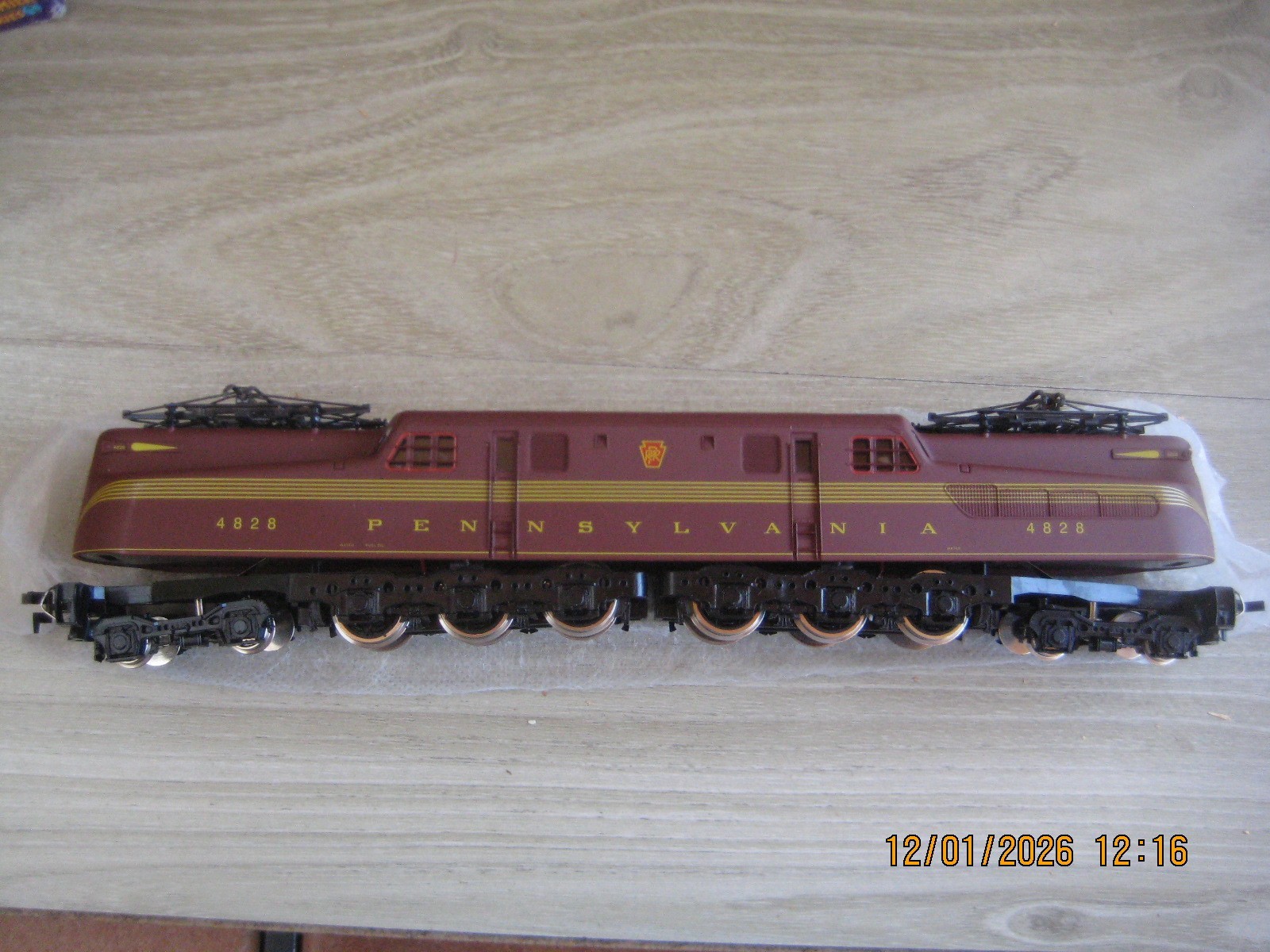 IHC M9650 GG-1 PREMIER Elelctric Locomotive #4828 Tuscan Red Pennsylvania PRR