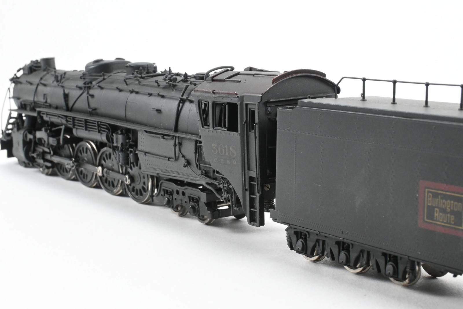 HO Brass NJ Custom Brass CB&Q Burlington Route Class O5B 4-8-4 Custom Painted