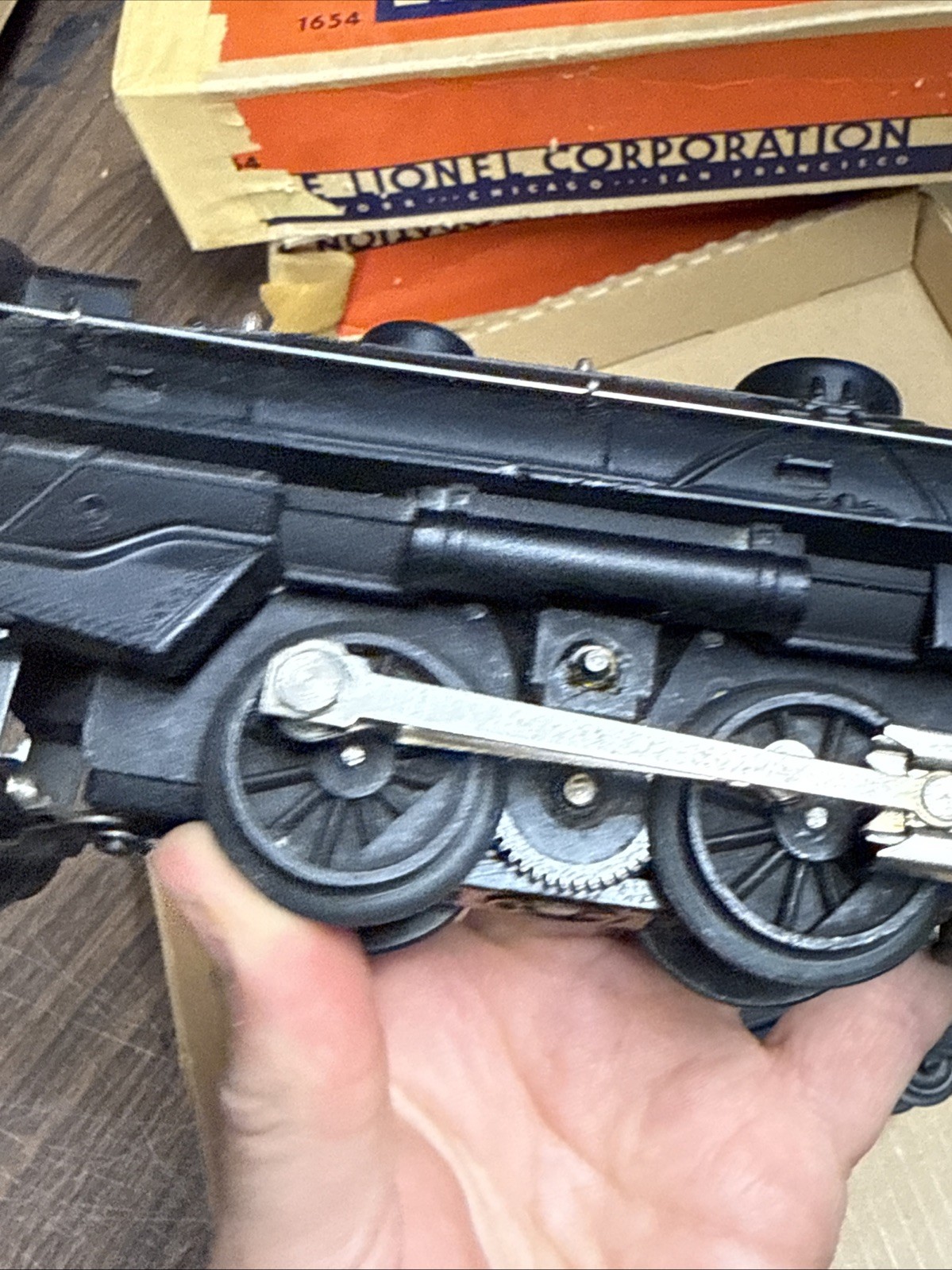 Lionel Steam Locomotive 1654 W Tender 1654W Vintage Runs