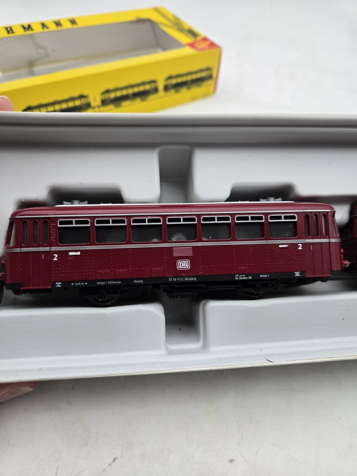 Fleischmann 1372/2 HO Deutsche Bahn DB 2-Car Railbus Diesel Unit Boxed