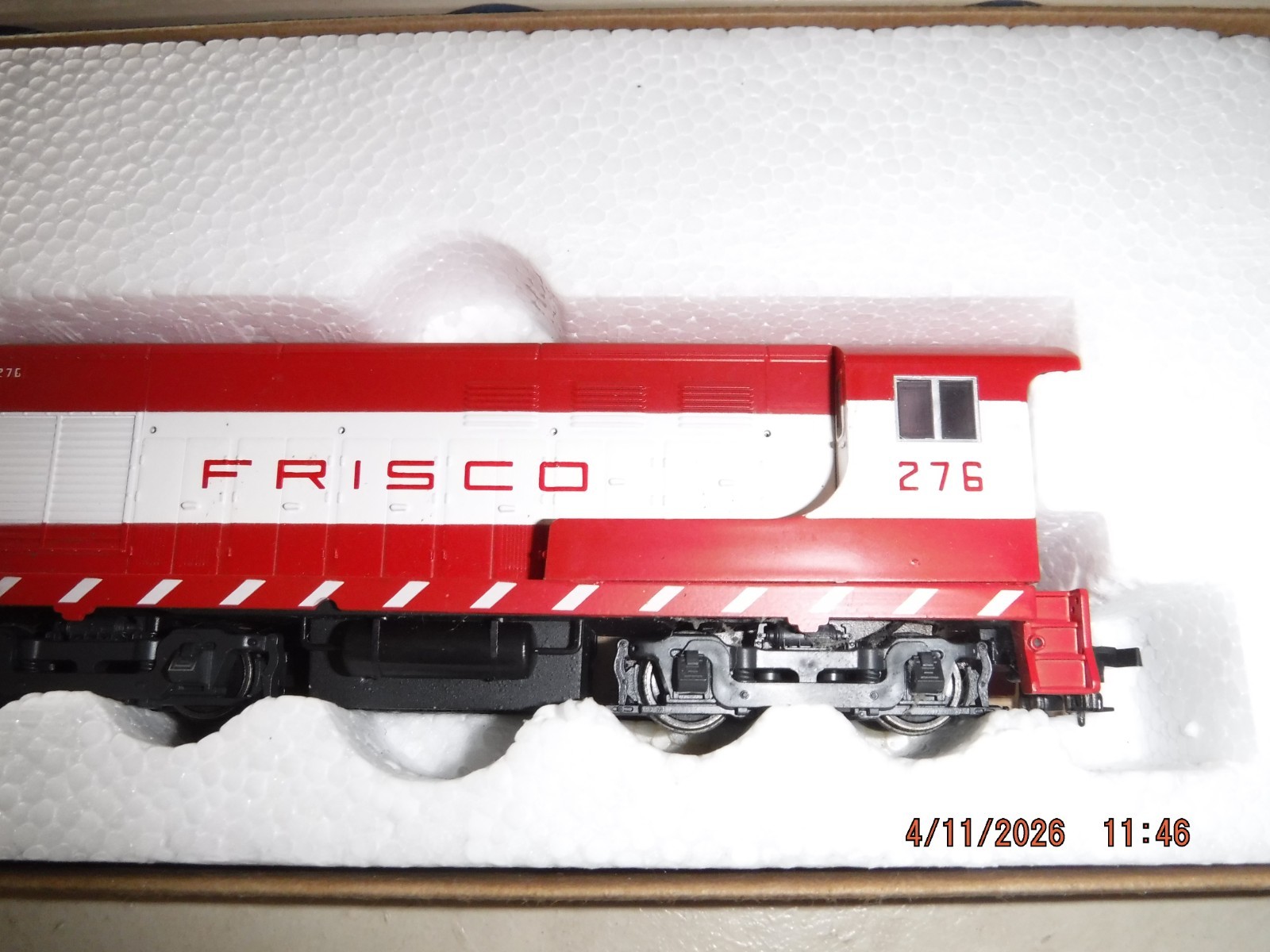 WALTHERS FAIRBANKS-MORSE HO FRISCO (SLSF) H10-44 DIESEL LOCOMOTIVE #276 NOS NEW!