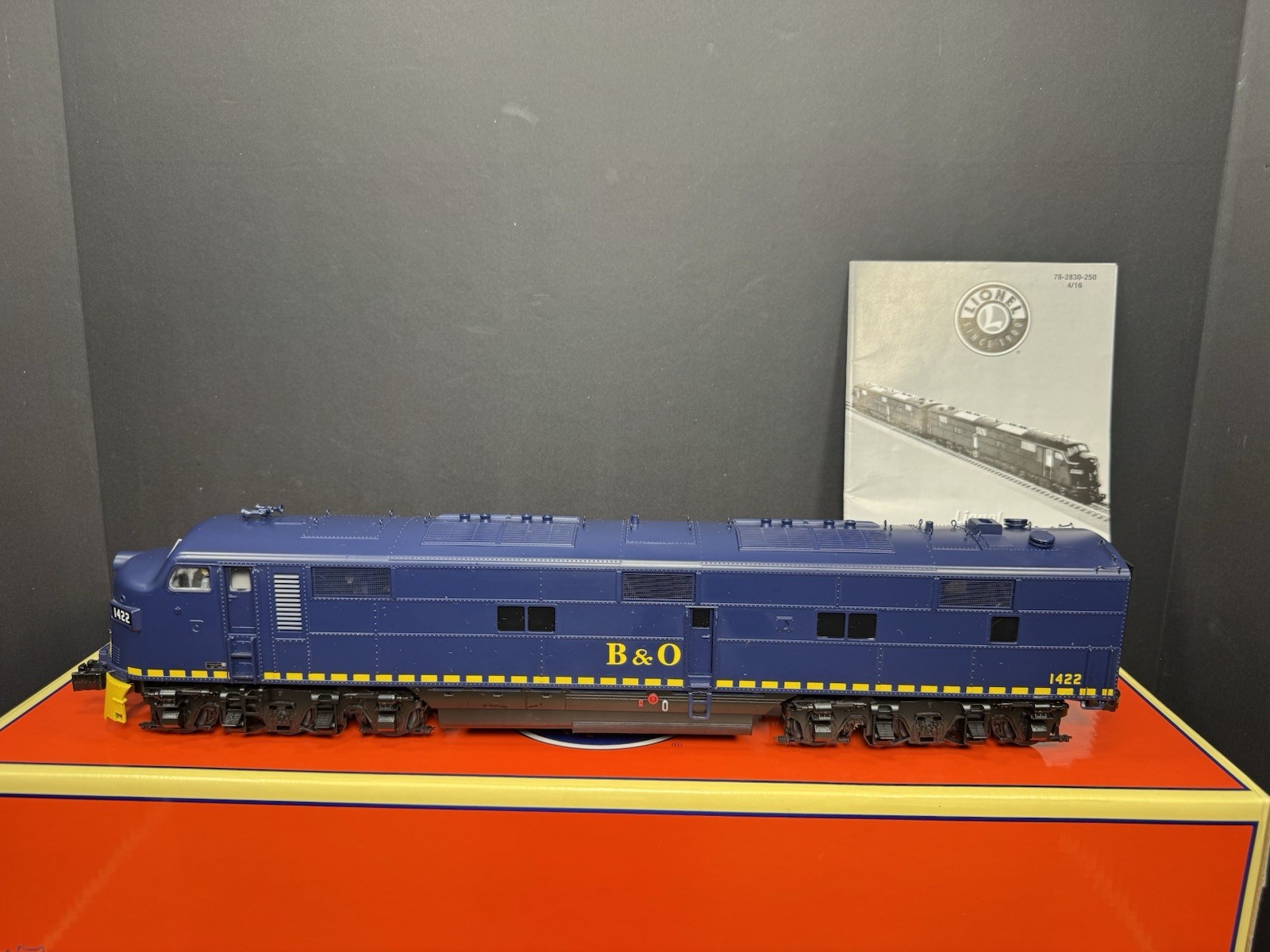 Lionel LEGACY 6-82829 Baltimore & Ohio E-7 diesel engine AA set #1422 #1428 EX