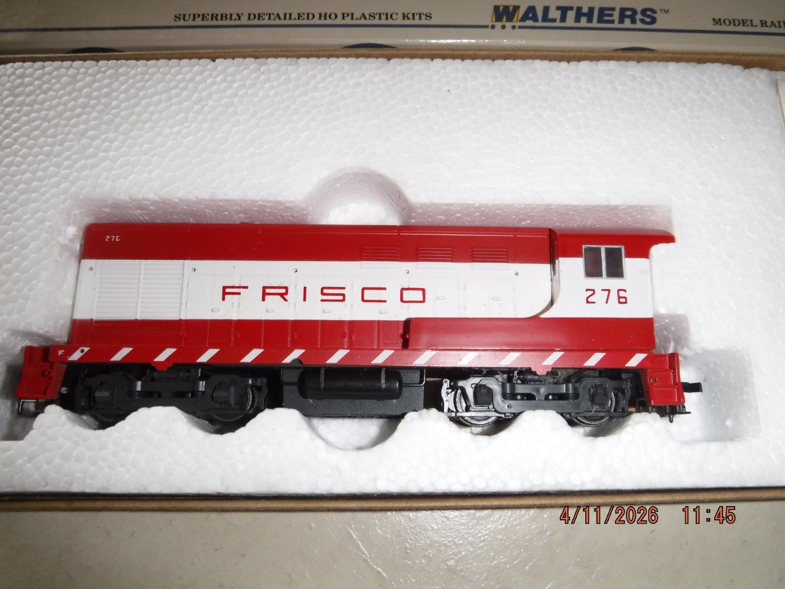 WALTHERS FAIRBANKS-MORSE HO FRISCO (SLSF) H10-44 DIESEL LOCOMOTIVE #276 NOS NEW!