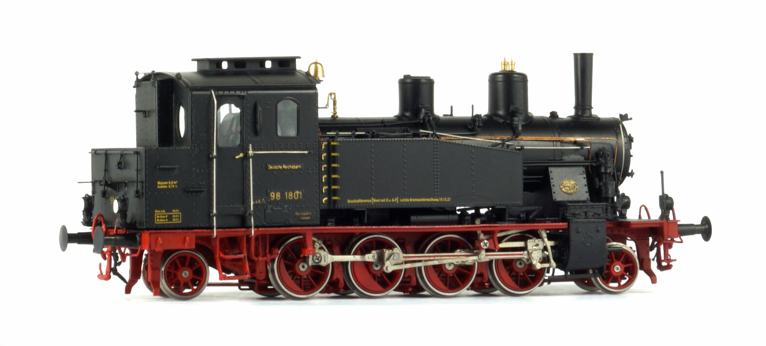 MICRO METAKIT 89013H HO H0 BRASS DRG Class BR 98 1801 Messing-modell , Laiton