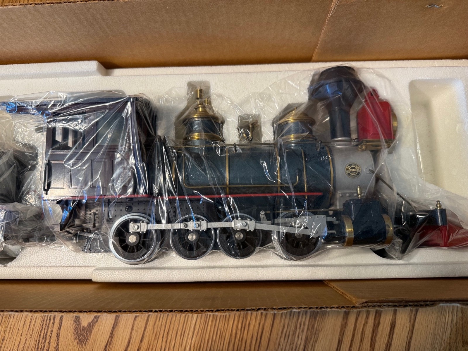 Delton Locomotive Works G Scale C-16 Locomotive & Tender, Excellent