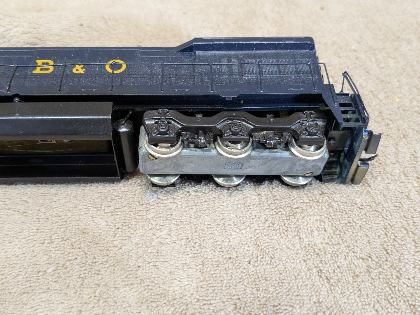 ALCO Models HO Brass D-137 G.E. U-33C Diesel Locomotive B & O 7850