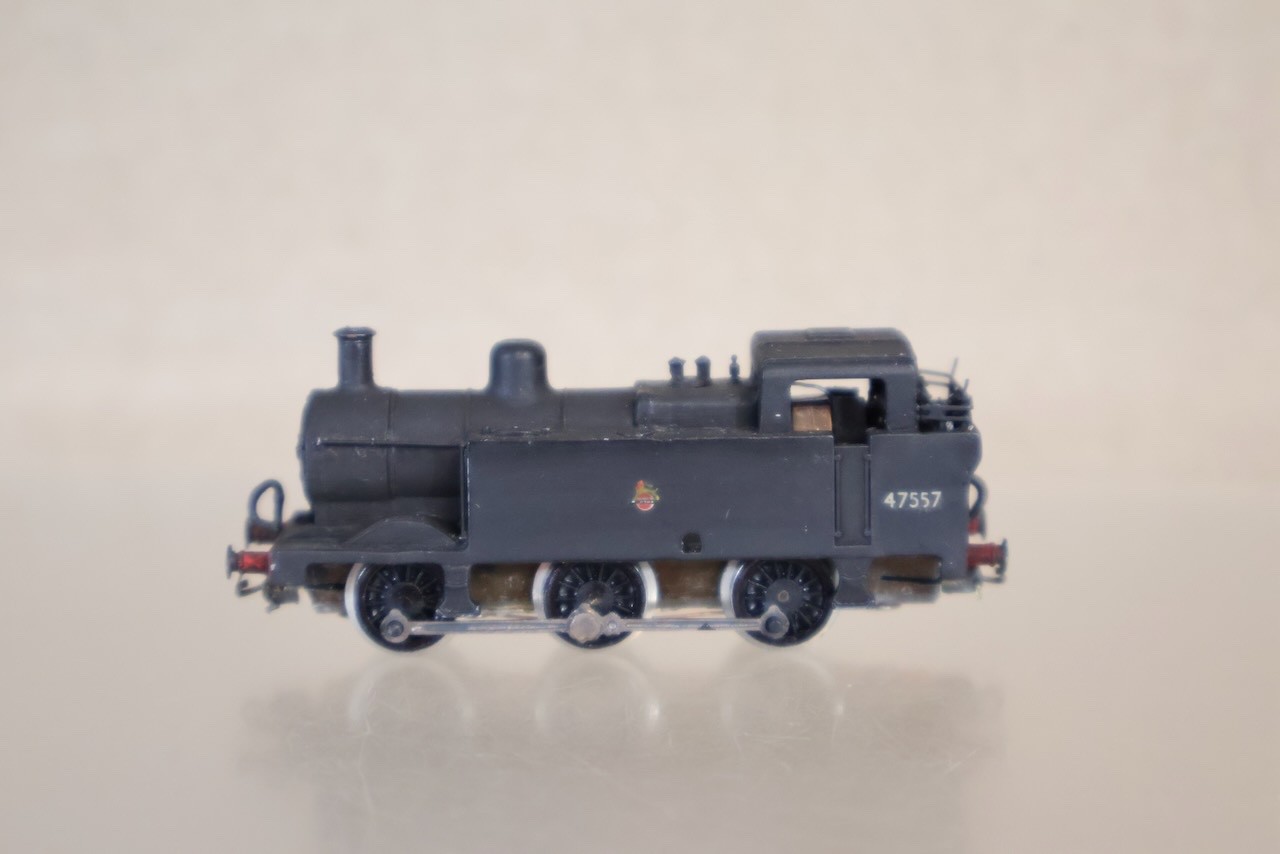 GRAHAM FARISH N GAUGE KIT BUILT BR 0-6-0 JINTY CLASS 3F LOCOMOTIVE 47557 on