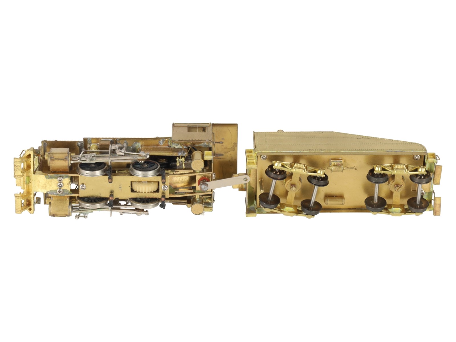 Gem Models GN-128 HO Brass PRR A5s 0-4-0 Steam Switcher & Tender (Unpainted) EX