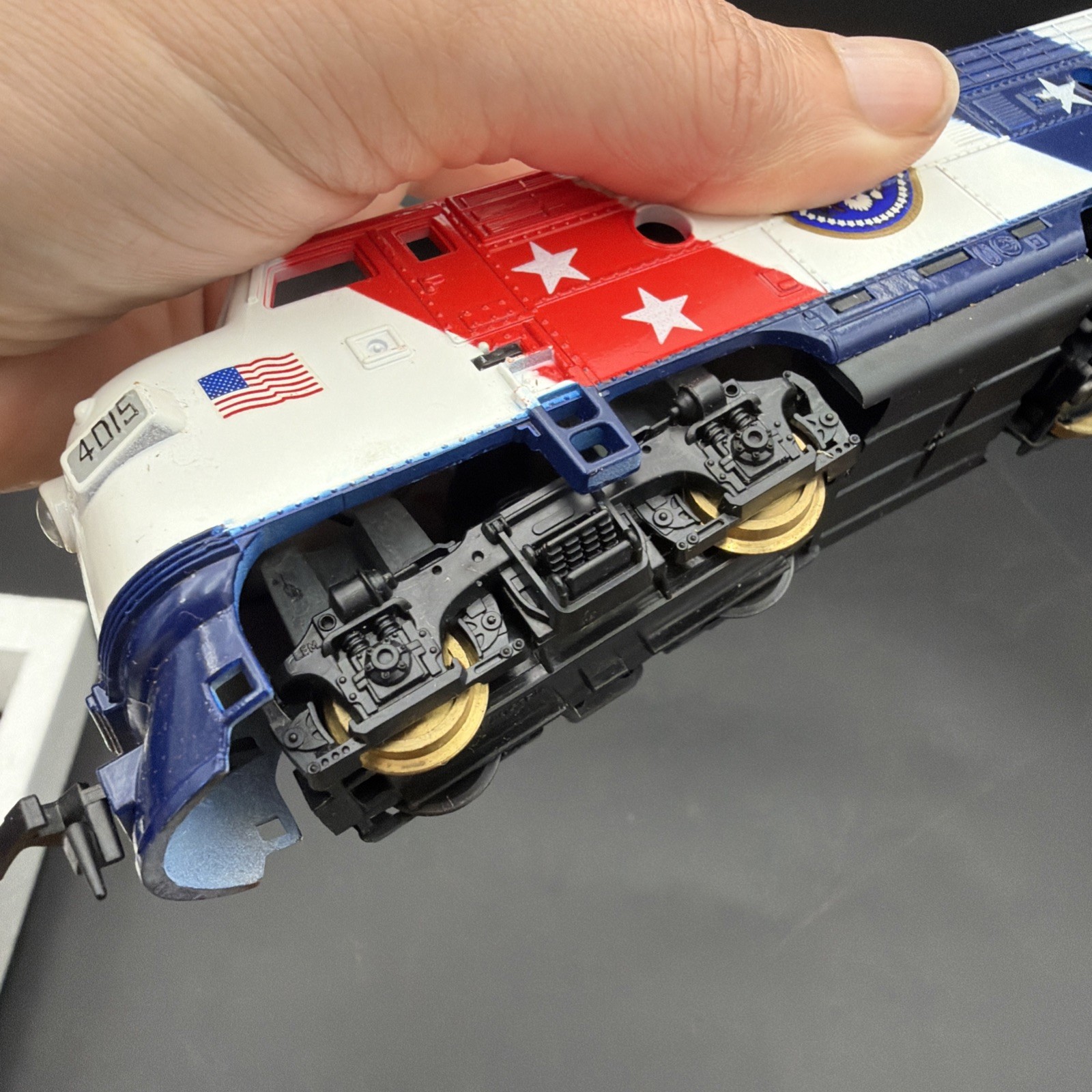 Tyco HO Spirit of 1776 America Diesel Locomotive Model Train Untested Austria