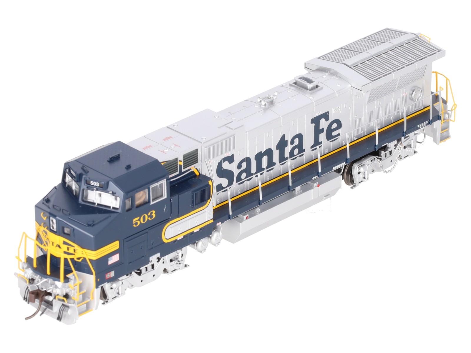 Atlas 10004341 HO Dash 8-40BW Sante Fe Blue Bonnet #503 EX/Box