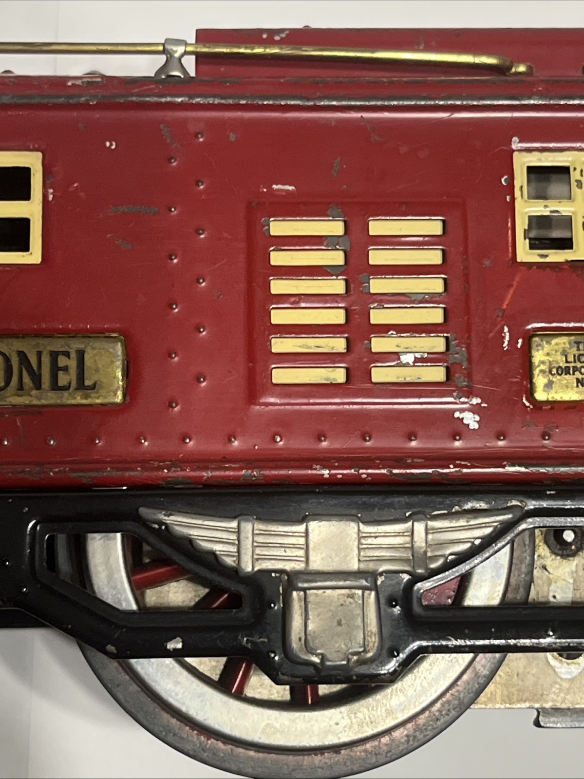 🔥 Antique Lionel Super Motor No. 8 Red Electric Engine Standard track